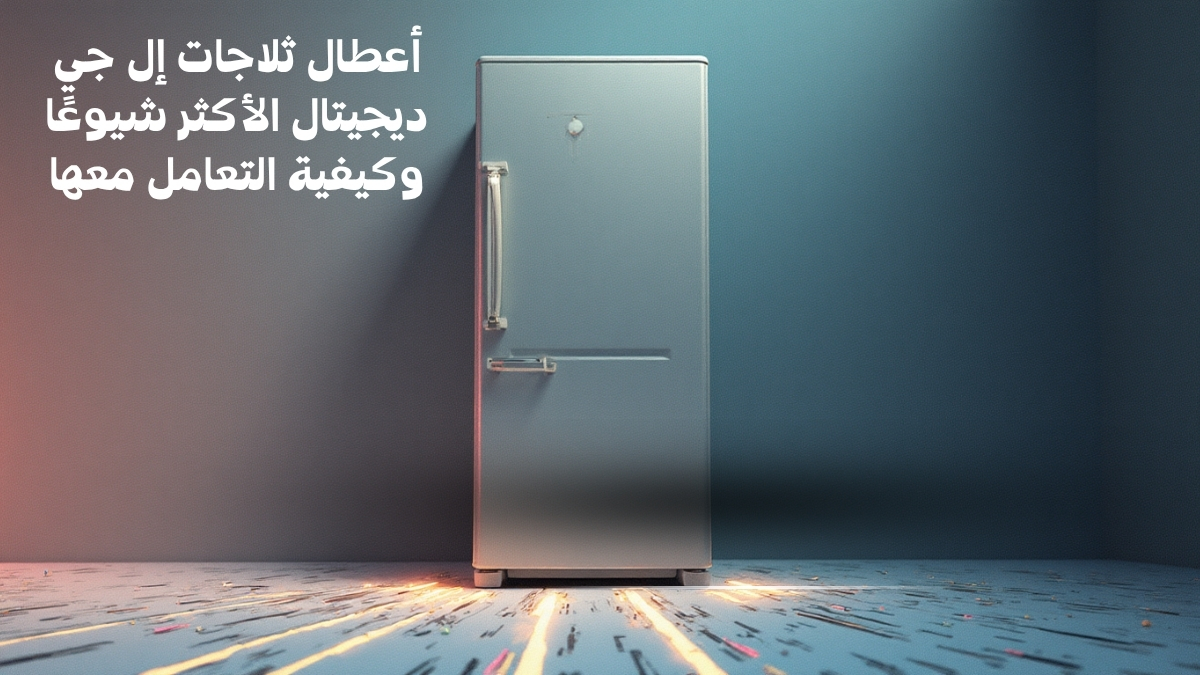 أعطال ثلاجات إل جي ديجيتال الأكثر شيوعًا وكيفية التعامل معها