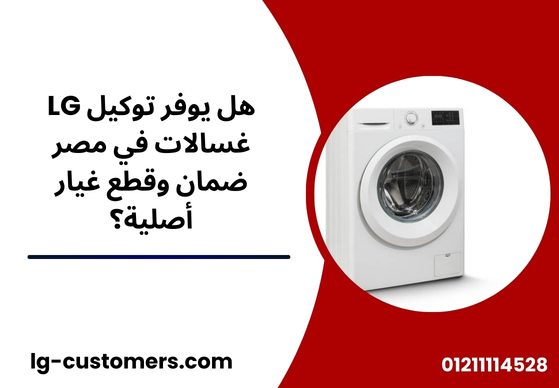 هل يوفر توكيل LG غسالات في مصر ضمان وقطع غيار أصلية؟