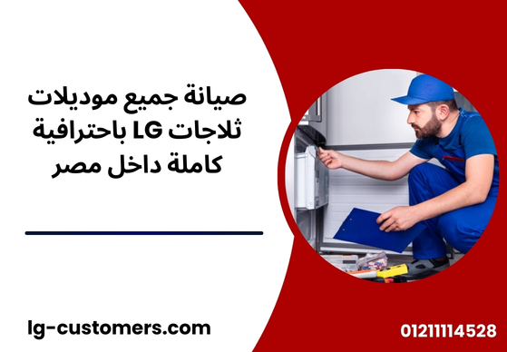 صيانة جميع موديلات ثلاجات LG باحترافية كاملة داخل مصر
