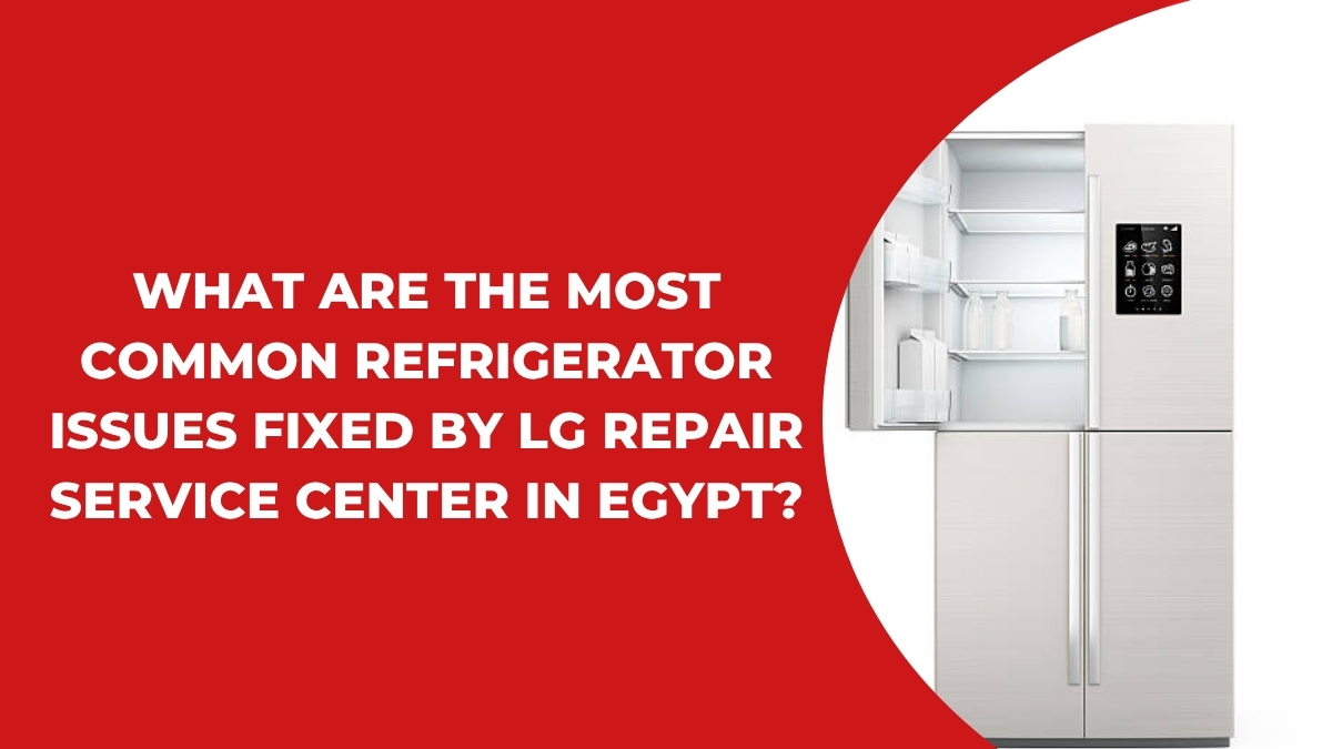 What Are the Most Common Refrigerator Issues Fixed by LG Repair Service Center in Egypt?